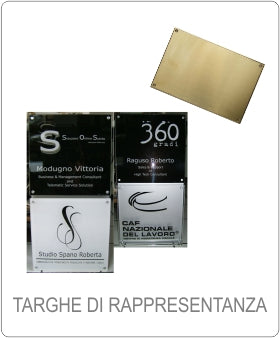 Targhe di Rappresentanza