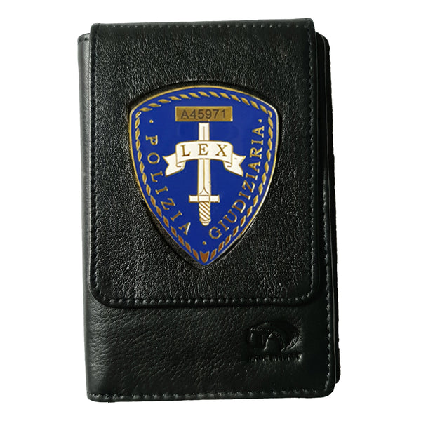 Portafoglio con Porta Placca Polizia Estraibile 1WE86N - Barbarossa Tactical Shop Portafoglio con Porta Placca Polizia Estraibile 1WE86N - Barbarossa Tactical Shop