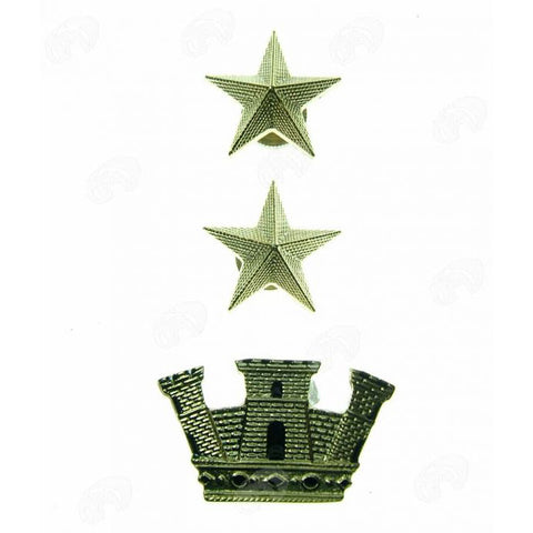 gradi in metallo Tenente Colonnello