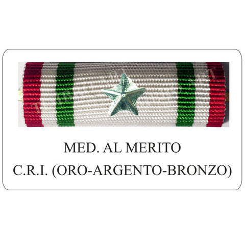 nastrino Medaglia al Merito Croce Rossa Italiana