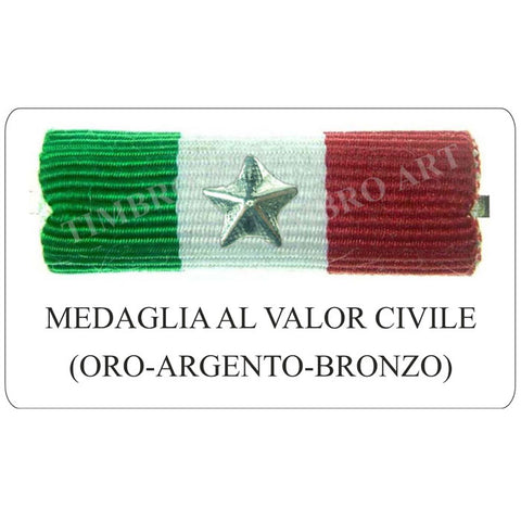 nastrino Medaglia al Valor Civile E.I.