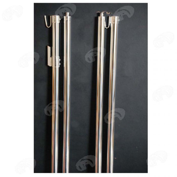 Asta Per Bandiera Asta Bandiera Telescopica VEVOR 762cm - Lega Alluminio Per Esterni Con 3 Modalità Kit Potatura A Batteria Con Asta Telescopica - Foto 3