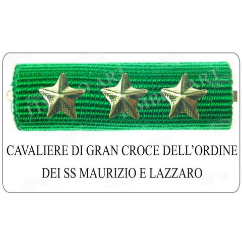 nastrino Cavaliere Gran Croce SS.Maurizio e Lazzaro