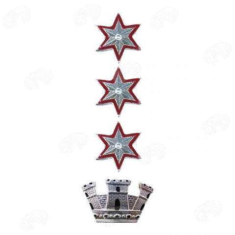 gradi in metallo Colonnello Comandante