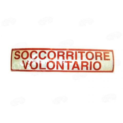 toppa Soccorritore Volontario