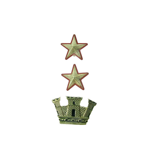 gradi in metallo Tenente Colonnello Comandante