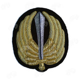 fregio ricamato Folgore