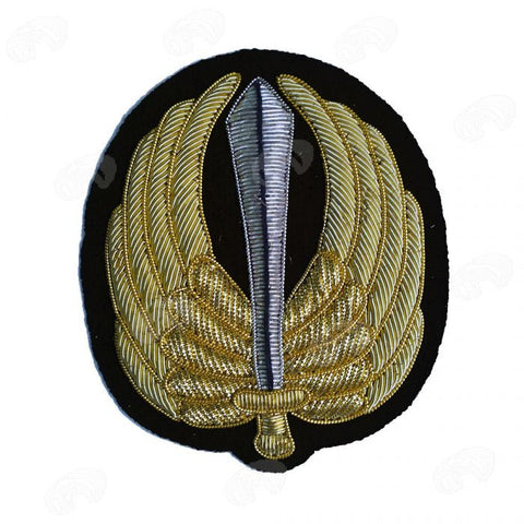 fregio ricamato Folgore