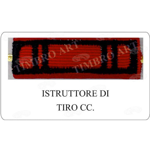 nastrino Istruttore di Tiro CC.