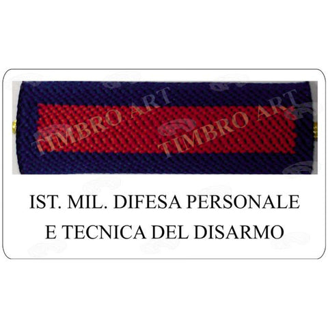 nastrino Istruttore Militare Difesa Personale