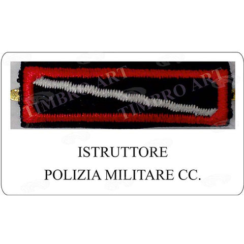 nastrino Istruttore Polizia Militare