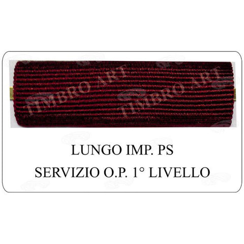 nastrino Lungo Impiego Polizia di Stato Servizio Op