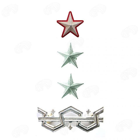 gradi in metallo Maggior Generale Funzioni Grado Sup.