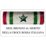 nastrino Medaglia al Merito Croce Rossa Italiana