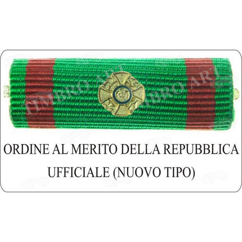 nastrino Merito della Repubblica Ufficiale Nuovo Tipo
