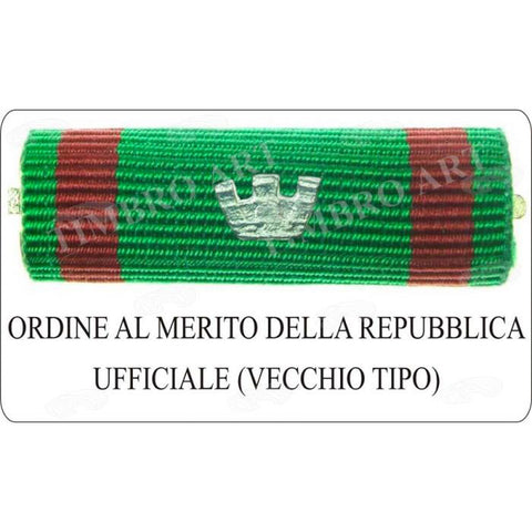 nastrino Merito della Repubblica Ufficiale Vecchio Tipo