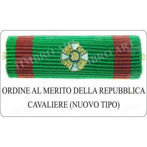 nastrino Merito della Repubblica Cavaliere Nuovo Tipo