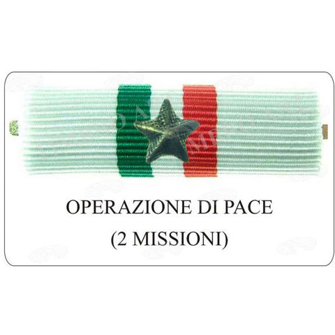 nastrino Operazione di Pace 2 Missioni