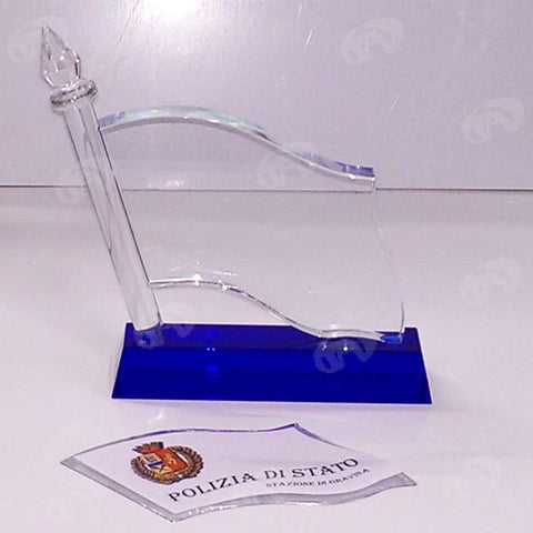 Porta Targa Cristallo