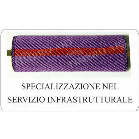 nastrino Specializzazione Servizio Infrastrutturale