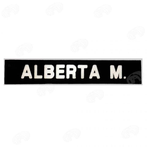 Targhetta Identificativa