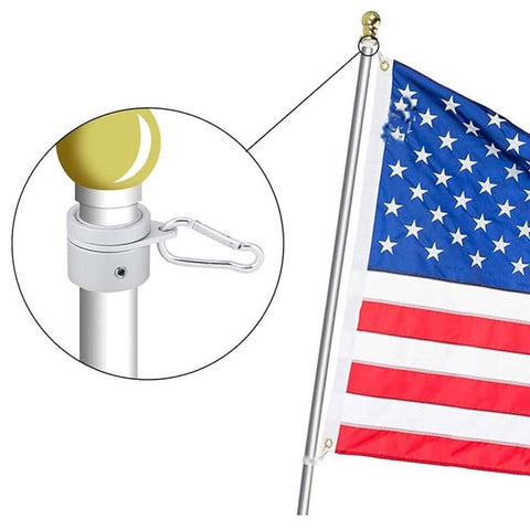 Asta per bandiera da campeggio portatile in PVC portatile su misura per Asta per bandiera da campeggio portatile in PVC portatile su misura per