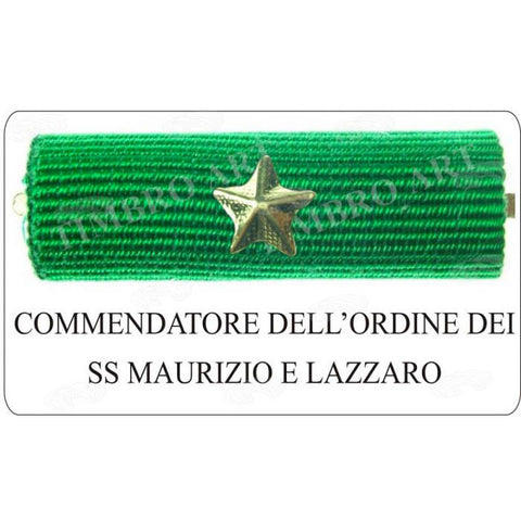 nastrino Commendatore SS.Maurizio e Lazzaro