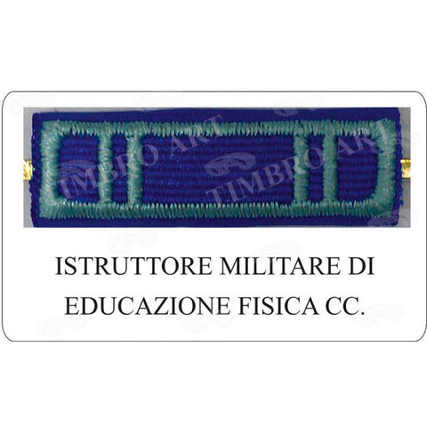 Nastrino Istruttore Militare Educazione Fisica Carabinieri