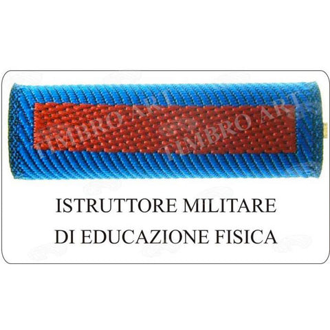 nastrino Istruttore Militare Educazione Fisica Esercito