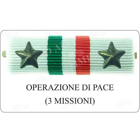 nastrino Operazione di Pace 3 Missioni