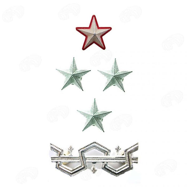 gradi in metallo Comandante Generale – Timbro Art